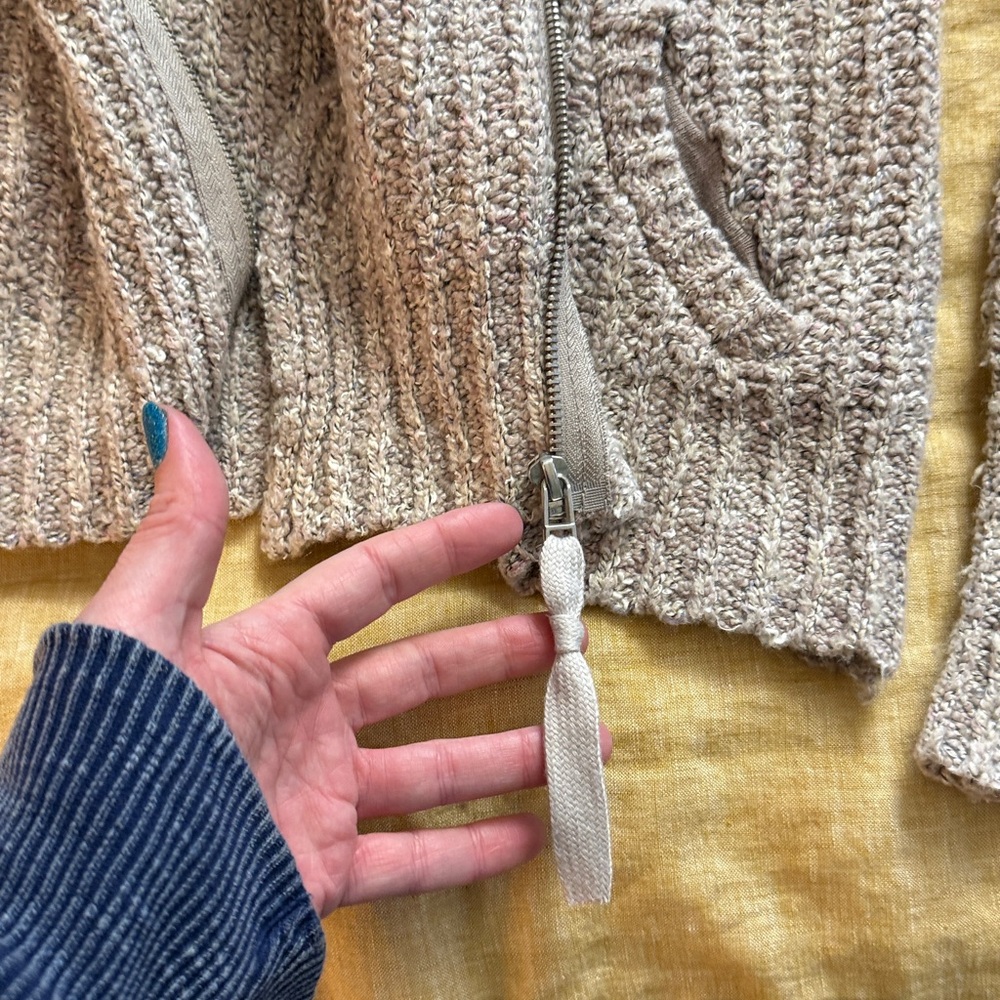 Free people moto jacket sweater - Picture 16 of 16